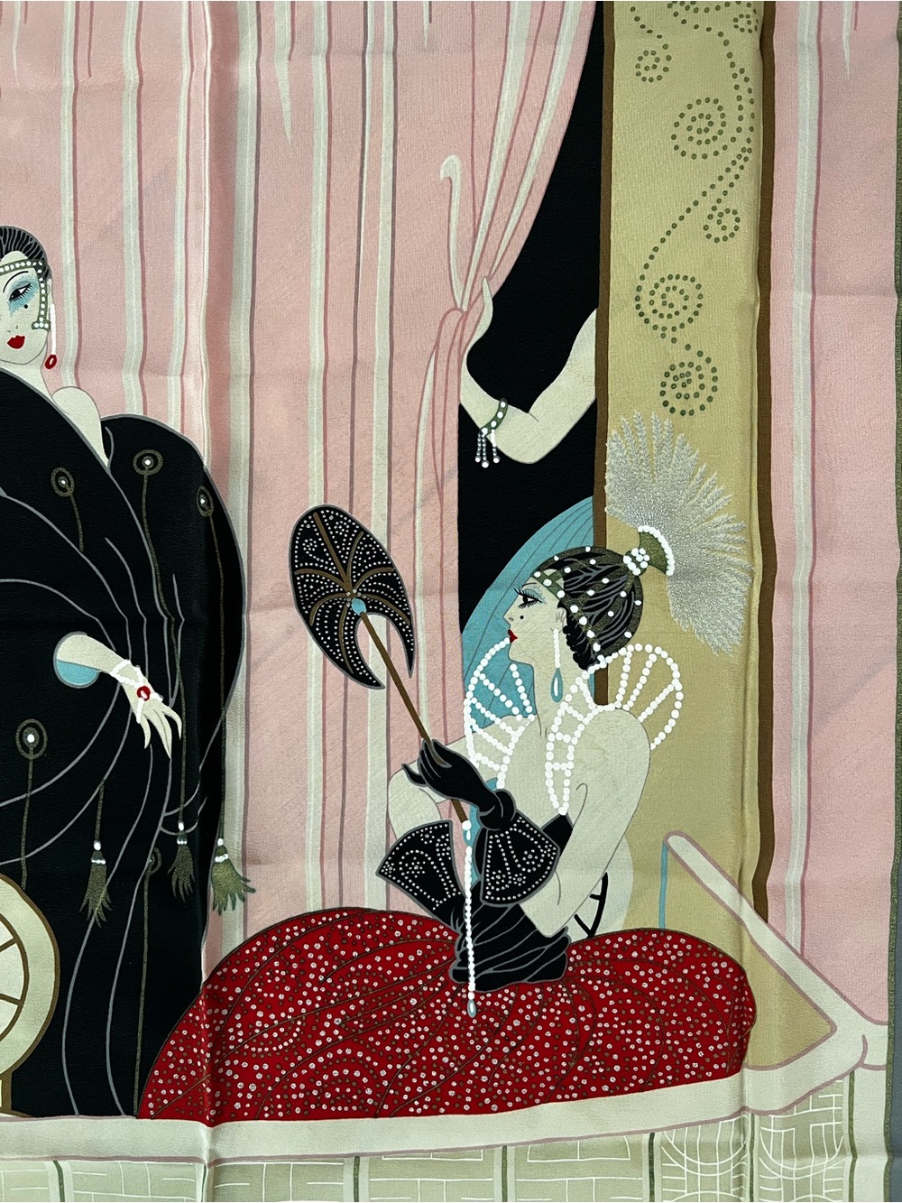 Erte’ Art Scarf - Vintage - Picture 3 of 5